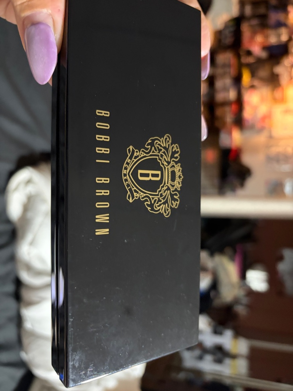 Bobbi Brown Black and Gold Crest Compact